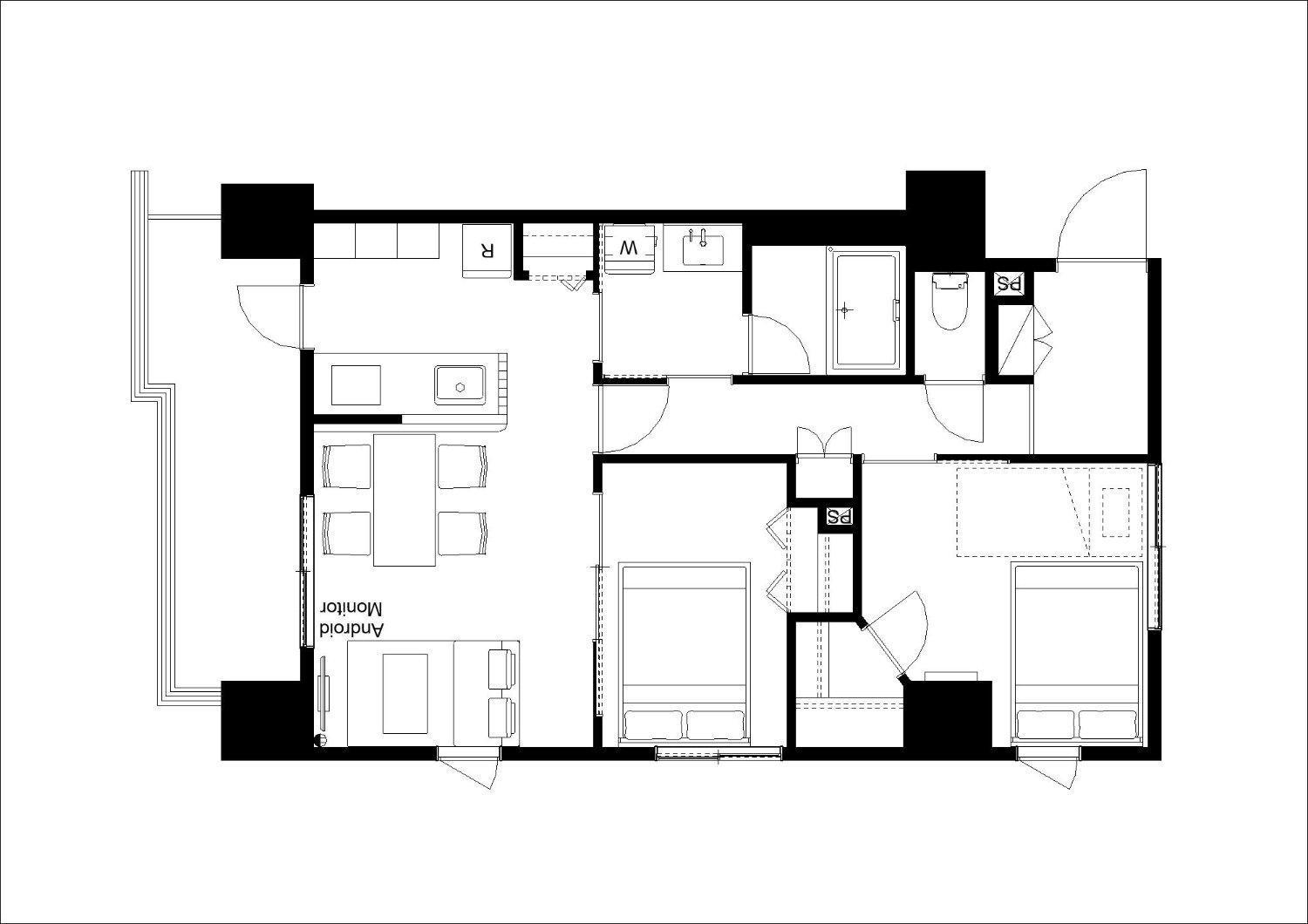 Shino Garden Residence Τόκιο Δωμάτιο φωτογραφία